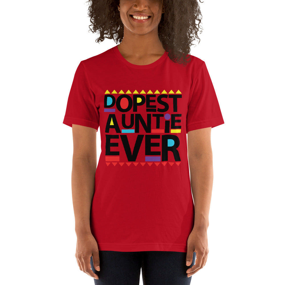 Dopest Auntie Ever T-Shirt (Blk)