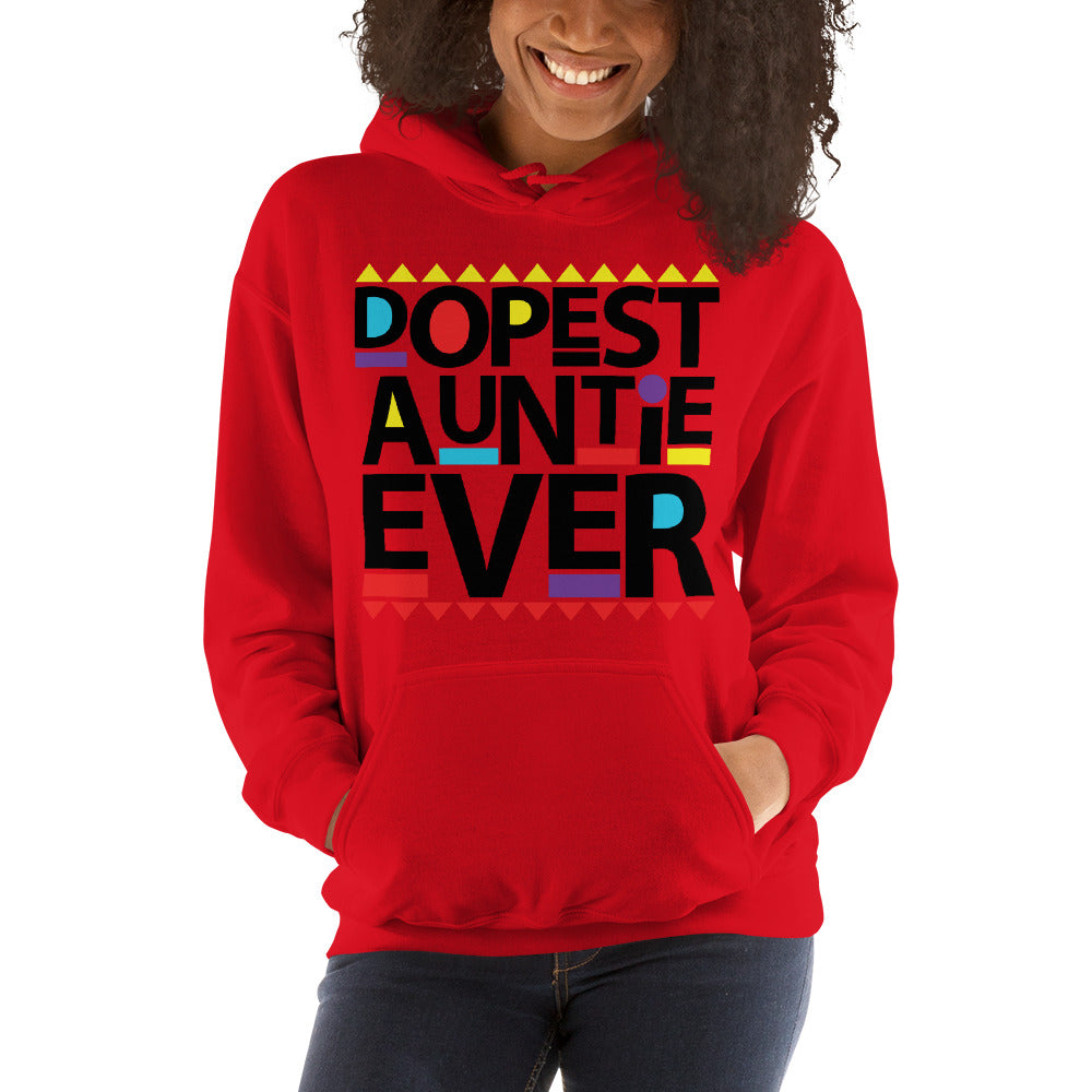 Dopest Auntie Ever Hoodie (Blk)